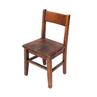Vintage Child's Chair in Quarter Sawn Oak