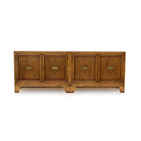 Baker Furniture Milling Road English Regency Walnut Buffet or Credenza, 80"