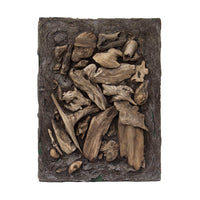 Artist-Made Driftwood Bas Relief