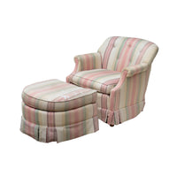 Petite Armchair and Ottoman by Sherrill