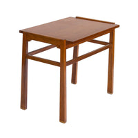 Midcentury Side Table in Walnut, attr. Dunbar