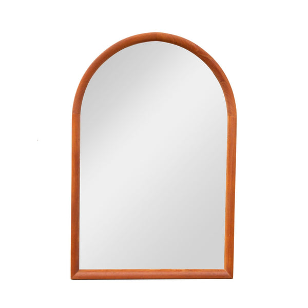 Scandinavian Teak Arched Mirror