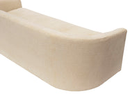 Custom Sofa on Casters in Cream Boucle #1