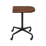 Eames for Herman Miller Rolling Table with Custom Solid Walnut Top