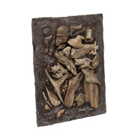 Artist-Made Driftwood Bas Relief