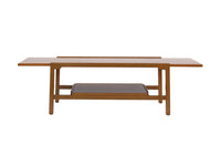 Rectangular Walnut Coffee Table by Dunbar