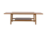 Rectangular Walnut Coffee Table by Dunbar