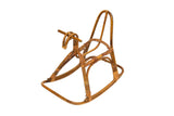 Child's Rocking Horse in Rattan