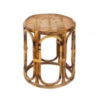 Pair of Rattan Ottomans or Stools