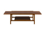 Rectangular Walnut Coffee Table by Dunbar