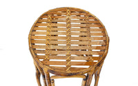 Pair of Rattan Ottomans or Stools