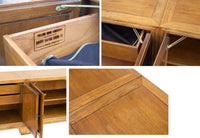 Baker Furniture Milling Road English Regency Walnut Buffet or Credenza, 80"