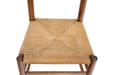 Danish Style Chair with Woven Rush Seat