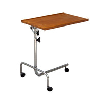 Danish Teak Rolling End Table with Adjustable Height by Danecastle ApS Denmark