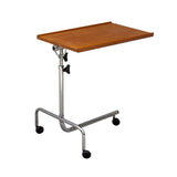 Danish Teak Rolling End Table with Adjustable Height by Danecastle ApS Denmark