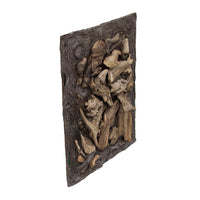 Artist-Made Driftwood Bas Relief