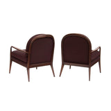 Paul McCobb for Widdicomb Walnut Armchairs, Newly upholstered