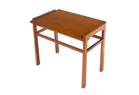 Midcentury Side Table in Walnut, attr. Dunbar