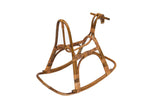 Child's Rocking Horse in Rattan