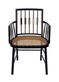 Set of 6 Modern Windsor Dining Chairs designed by Michael Taylor for Baker Furniture