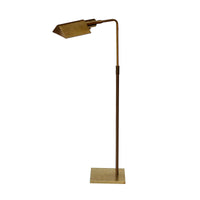 Koch + Lowy Antique Brass Floor Lamp