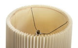 Textured Ceramic Table Lamps in Terracotta, Pair