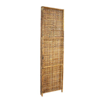 Boho Vintage Wicker Folding Screen