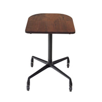 Eames for Herman Miller Rolling Table with Custom Solid Walnut Top