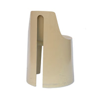 Space-age Cream Plastic Stacking Chair Designed by Kay LeRoy Ruggles for Umbo