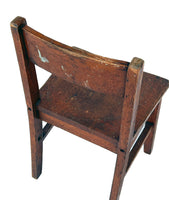 Vintage Child's Chair in Quarter Sawn Oak