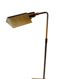 Koch + Lowy Antique Brass Floor Lamp