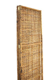 Boho Vintage Wicker Folding Screen
