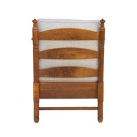 Armchair with Turned Maple Frame