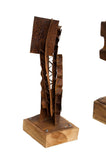 Pair of Handmade Sculptures by American Artist PKW