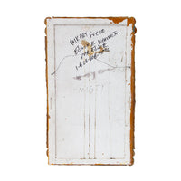 Folk Art Figure by Mr. Eddie with Bamboo Frame