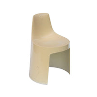 Space-age Cream Plastic Stacking Chair Designed by Kay LeRoy Ruggles for Umbo