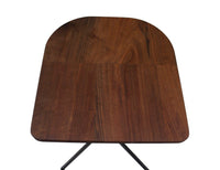 Eames for Herman Miller Rolling Table with Custom Solid Walnut Top