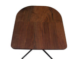 Eames for Herman Miller Rolling Table with Custom Solid Walnut Top