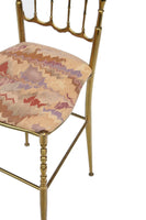 Chiavari Italian Brass Side Chair