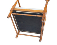 Armchair with Turned Maple Frame