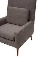 Paul McCobb Lounge Chair Model 302 and Matching Ottoman by Directional