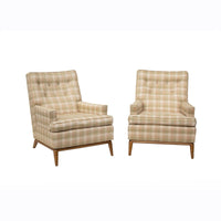 Pair of Armchairs by T.H. Robsjohn-Gibbings for Widdicomb