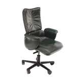 Ergonomic '90s Task Chair in Hunter Green Leather by Geoff Hollington for Herman Miller