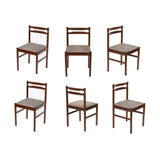Scandinavian Dining Chairs, S/6