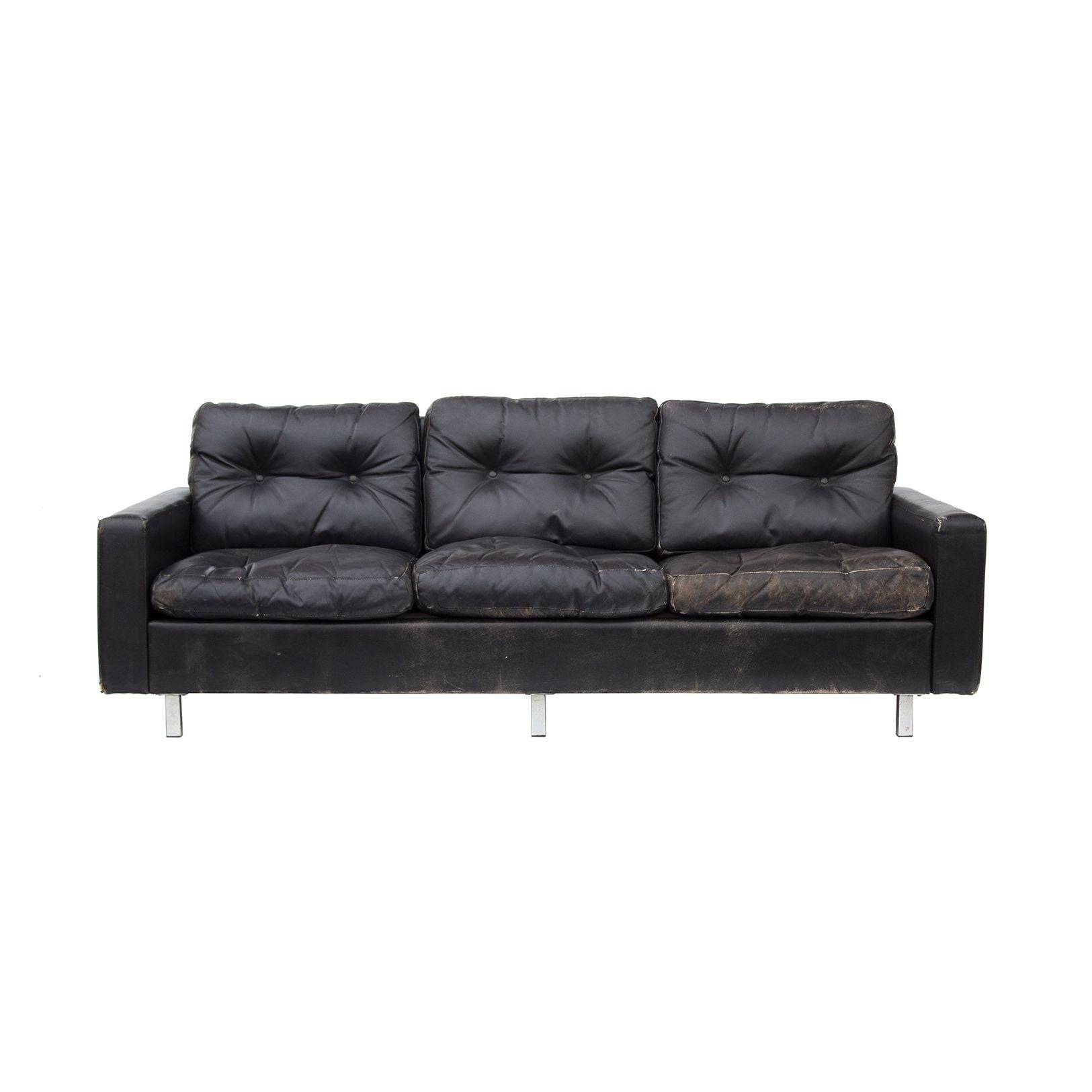 Scandinavian Empire Sofa in Mahogany with Ormolu and