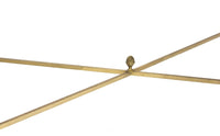 Neoclassical 3 pc Bunching Cocktail Table in Brass after Maison Jansen