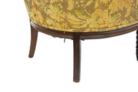Wing Chair with Carved Frame style of Maison Jansen