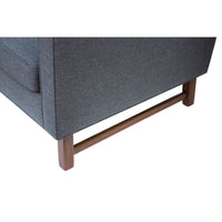 Tufted Midcentury Modern Armchairs by Franklin Furniture, pair
