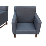 Tufted Midcentury Modern Armchairs by Franklin Furniture, pair