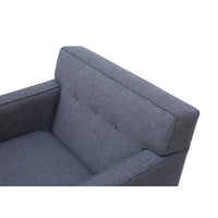 Tufted Midcentury Modern Armchairs by Franklin Furniture, pair